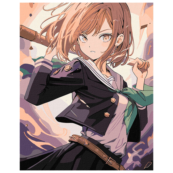 Pictură pe numere Ideyka Fata curajoasă KHO8391 50 x 40 cm / Verticală photo 1 Pictură pe numere Ideyka Fata curajoasă KHO8391 50 x 40 cm / Verticală photo 1