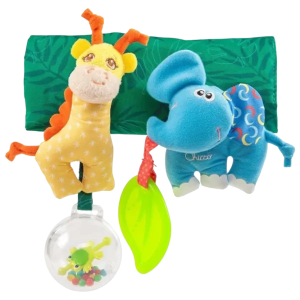 Jucărie moale Chicco Animals Gliby & Eli 10060 0+ / Multicolor photo 1