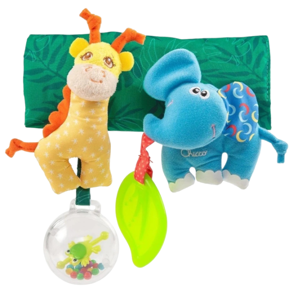 Jucărie moale Chicco Animals Gliby & Eli 10060 0+ / Multicolor photo 1
