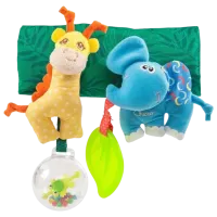 Мягкая игрушка Chicco Animals Gliby & Eli 10060 0+ / Разноцветный