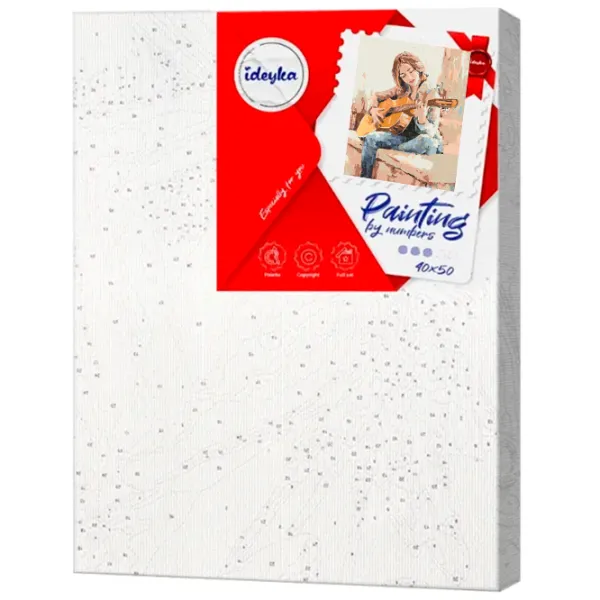 Pictură pe numere Ideyka Corzile sufletului KHO4903 50 x 40 cm / Verticală photo 3 Pictură pe numere Ideyka Corzile sufletului KHO4903 50 x 40 cm / Verticală photo 3