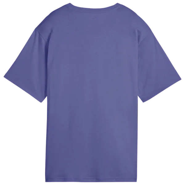 Tricou pentru femei Puma Ess Logo Relaxed Tee 100% bumbac / Blue photo 2