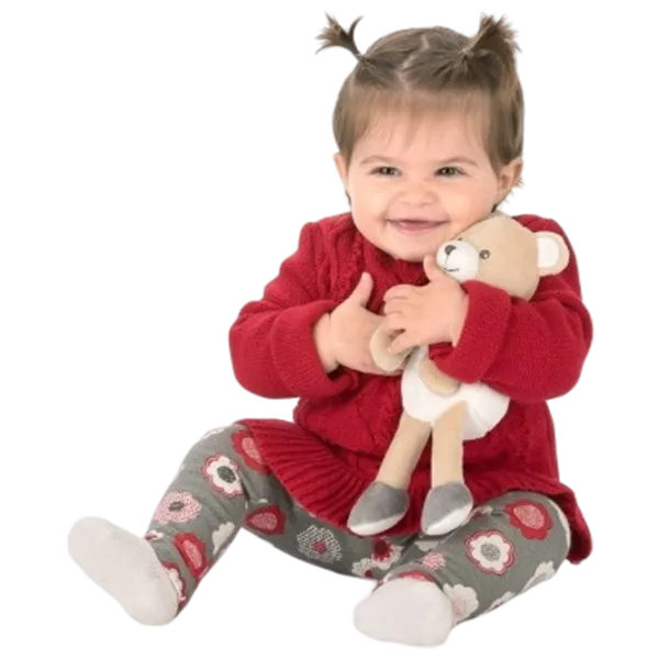 Jucărie moale Chicco Animals My First Teddy Bear 96170 0+ / Beige photo 3