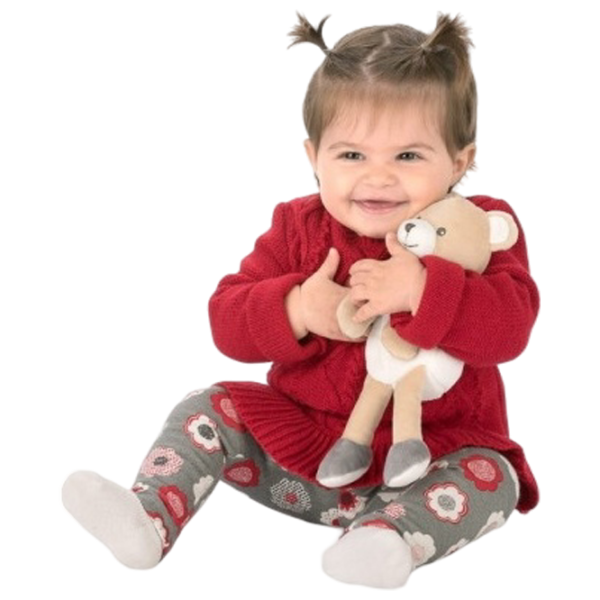 Jucărie moale Chicco Animals My First Teddy Bear 96170 0+ / Beige photo 3