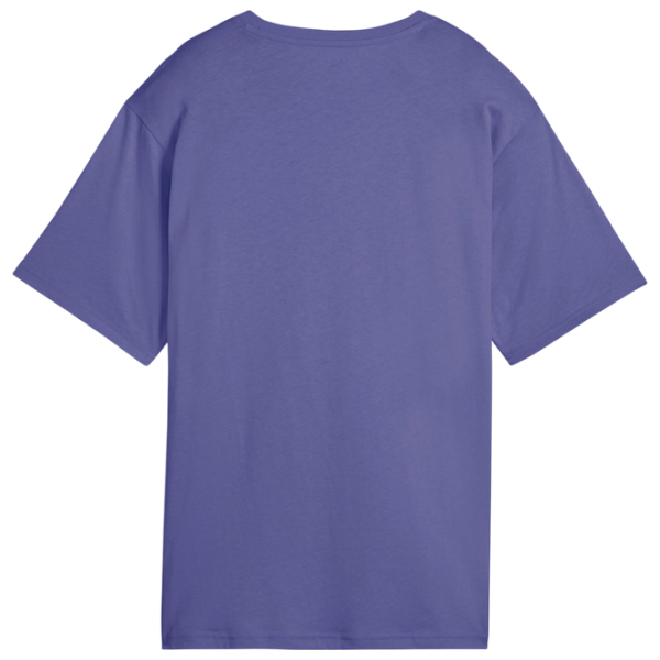 Tricou pentru femei Puma Ess Logo Relaxed Tee 100% bumbac / Blue photo 2