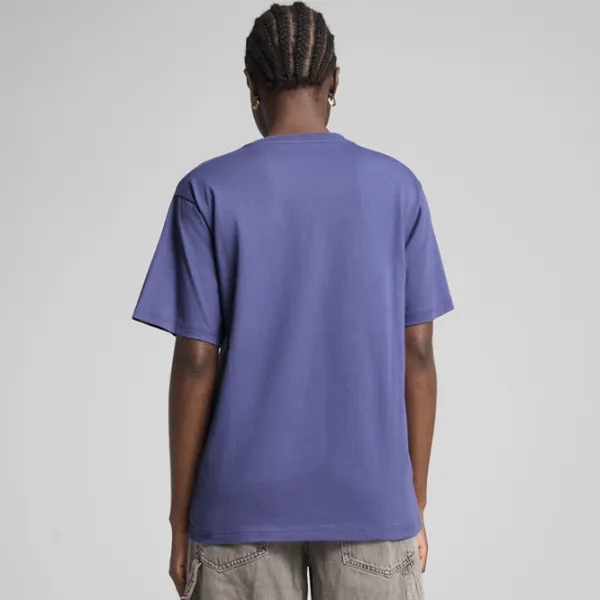 Tricou pentru femei Puma Ess Logo Relaxed Tee 100% bumbac / Blue photo 5