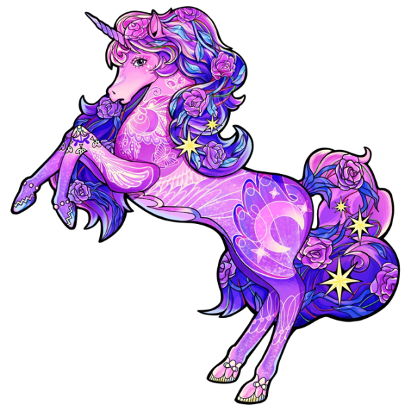 Настольная игра Eureka E2D Rainbow Wooden Unicorn 6+/ Головоломка photo 1