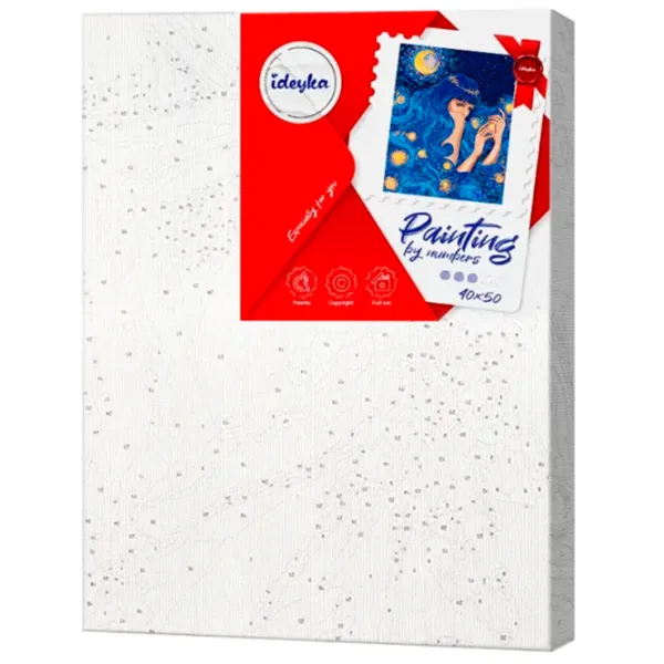 Pictură pe numere Ideyka Frumoasa înstelată KHO5086 50 x 40 cm / Verticală photo 3 Pictură pe numere Ideyka Frumoasa înstelată KHO5086 50 x 40 cm / Verticală photo 3