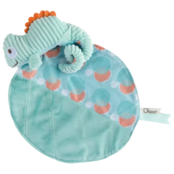 Jucărie moale Chicco Animals Chameleon 110450 0+ / Blue photo 1