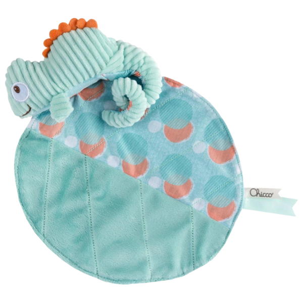 Jucărie moale Chicco Animals Chameleon 110450 0+ / Blue photo 1
