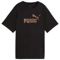 Футболка для женщин Puma Ess Graphic Animal Graphic Tee 100% хлопок / Черный