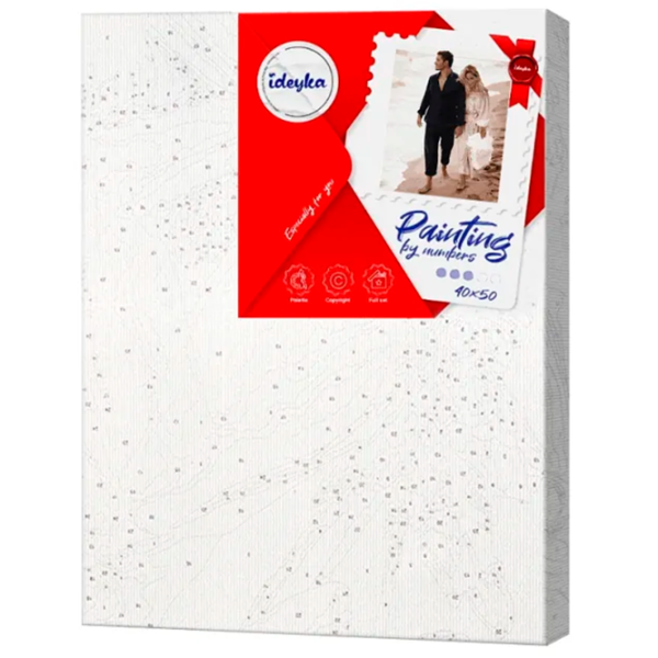 Pictură pe numere Ideyka Întâlnirea pe litoral KHO4750  50 x 40 cm / Verticală photo 2 Pictură pe numere Ideyka Întâlnirea pe litoral KHO4750  50 x 40 cm / Verticală photo 2