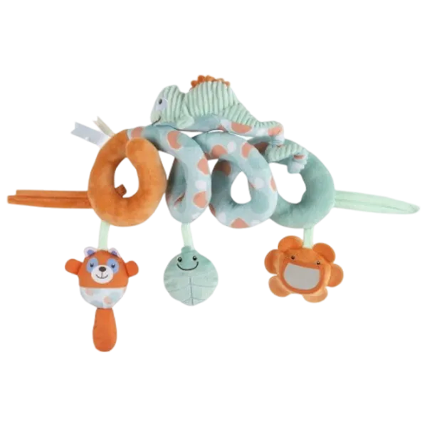 Jucărie pentru pătuțuri și cărucioare Chicco Animals Chameleon 110430 0+ / Blue photo 1