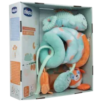 Jucărie pentru pătuțuri și cărucioare Chicco Animals Chameleon 110430 0+ / Blue photo 3