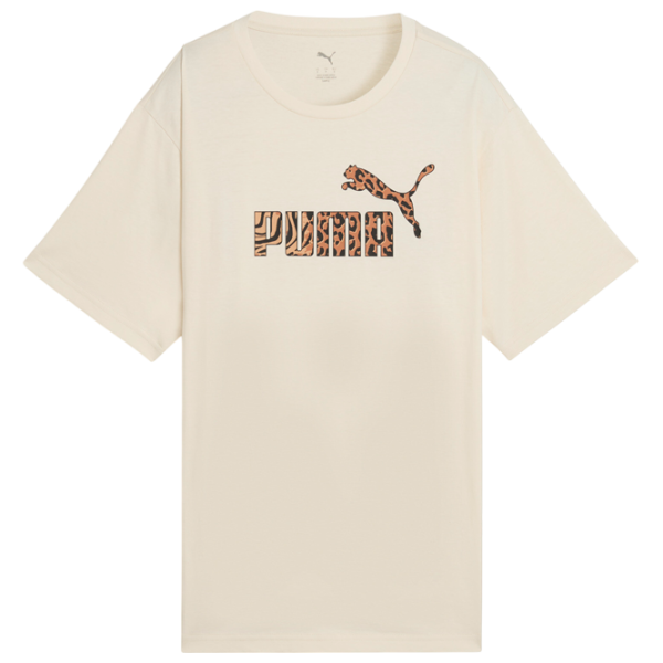 Tricou pentru femei Puma Ess Graphic Animal Graphic Tee 100% bumbac / Snow photo 1