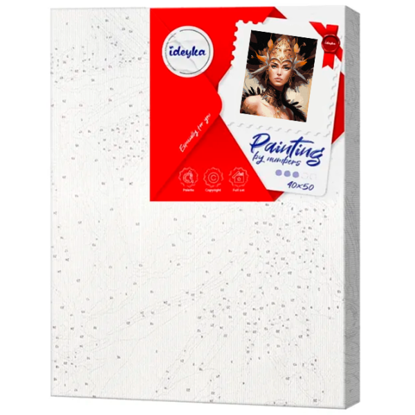 Pictură pe numere Ideyka Frumusețea nemaipomenită KHO7301 50 x 40 cm / Verticală photo 4 Pictură pe numere Ideyka Frumusețea nemaipomenită KHO7301 50 x 40 cm / Verticală photo 4