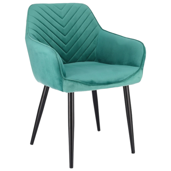 Кухонный стул Jumi Napoli SD-270909 Ткань/ Зеленый Черный photo 1 Кухонный стул Jumi Napoli SD-270909 Ткань/ Зеленый Черный photo 1