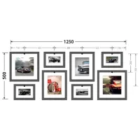 Композиция из рамок Indart 02 500 мм / 1250 мм photo 2