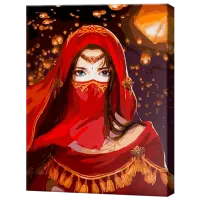 Картина по номерам Art Gallery Таинственная незнакомка GT66186 50 x 40 см / Вертикальная