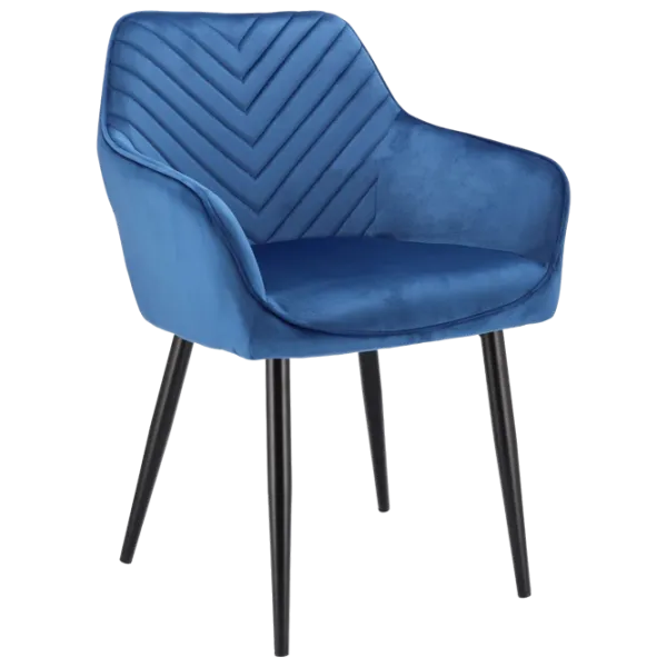 Кухонный стул Jumi Napoli SD-330306 Ткань/ Синий Черный photo 1 Кухонный стул Jumi Napoli SD-330306 Ткань/ Синий Черный photo 1