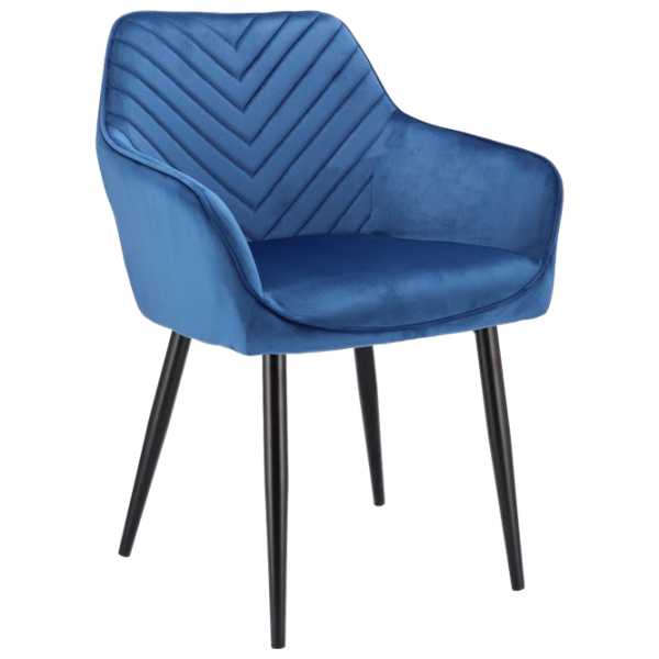 Кухонный стул Jumi Napoli SD-330306 Ткань/ Синий Черный photo 1 Кухонный стул Jumi Napoli SD-330306 Ткань/ Синий Черный photo 1