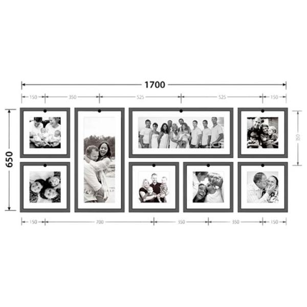 Compoziție din rame Indart 06 650 mm / 1700 mm photo 2