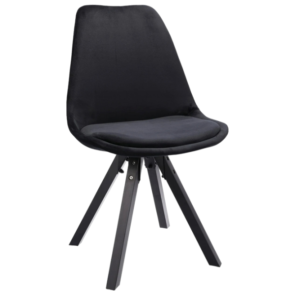 Scaun de bucătărie Jumi Saida SD-324190 Stofă/ Black  photo 1 Scaun de bucătărie Jumi Saida SD-324190 Stofă/ Black  photo 1