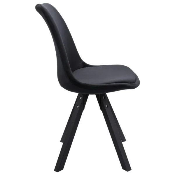 Scaun de bucătărie Jumi Saida SD-324190 Stofă/ Black  photo 3 Scaun de bucătărie Jumi Saida SD-324190 Stofă/ Black  photo 3