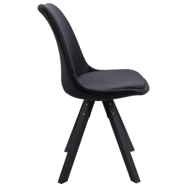 Scaun de bucătărie Jumi Saida SD-324190 Stofă/ Black  photo 3 Scaun de bucătărie Jumi Saida SD-324190 Stofă/ Black  photo 3