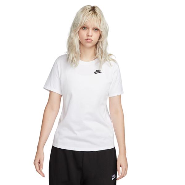 Tricou pentru femei Nike Nsw Tee Club 100% bumbac / White photo 1 Tricou pentru femei Nike Nsw Tee Club 100% bumbac / White photo 1