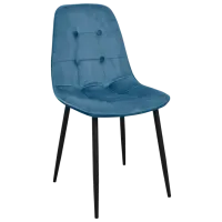 Кухонный стул DecoPrim Hans Ткань/ Синий Черный