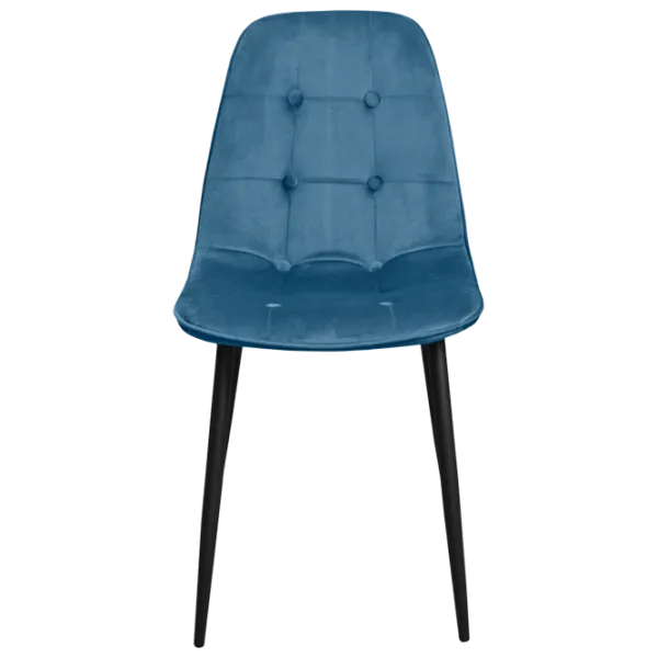 Кухонный стул DecoPrim Hans Ткань/ Синий Черный photo 2 Кухонный стул DecoPrim Hans Ткань/ Синий Черный photo 2