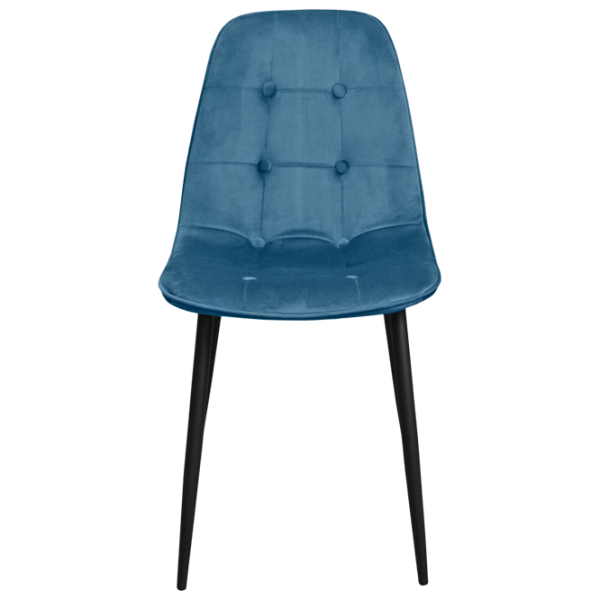 Кухонный стул DecoPrim Hans Ткань/ Синий Черный photo 2 Кухонный стул DecoPrim Hans Ткань/ Синий Черный photo 2