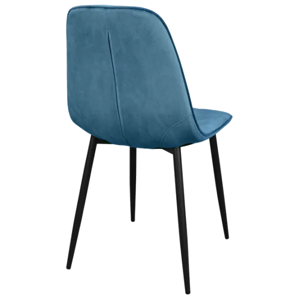 Кухонный стул DecoPrim Hans Ткань/ Синий Черный photo 4 Кухонный стул DecoPrim Hans Ткань/ Синий Черный photo 4