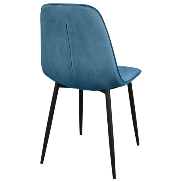 Кухонный стул DecoPrim Hans Ткань/ Синий Черный photo 4 Кухонный стул DecoPrim Hans Ткань/ Синий Черный photo 4