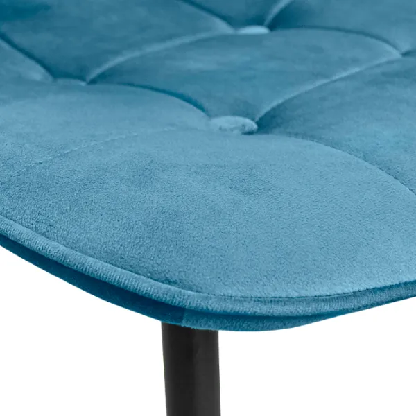 Кухонный стул DecoPrim Hans Ткань/ Синий Черный photo 5 Кухонный стул DecoPrim Hans Ткань/ Синий Черный photo 5