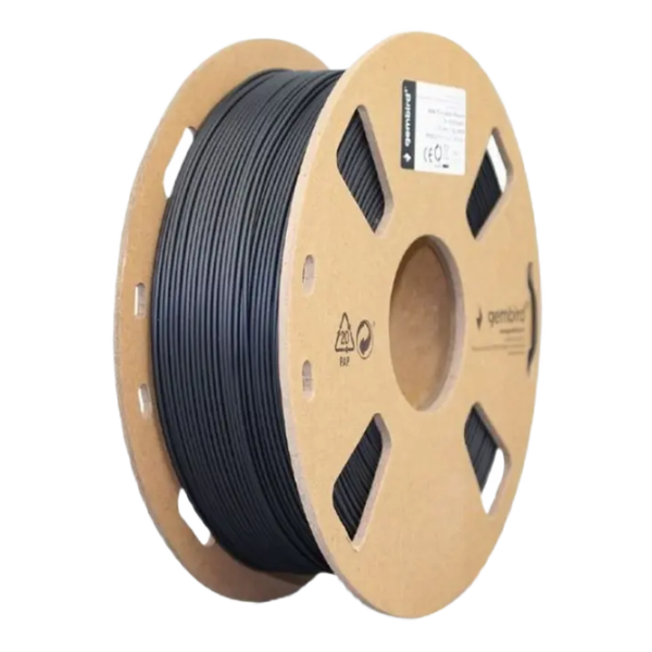 Filament Gembird 3DP-PLA-01-MTBK Black photo 1