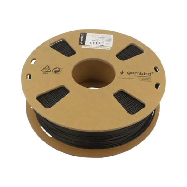 Filament Gembird 3DP-PLA-01-MTBK Black photo 2