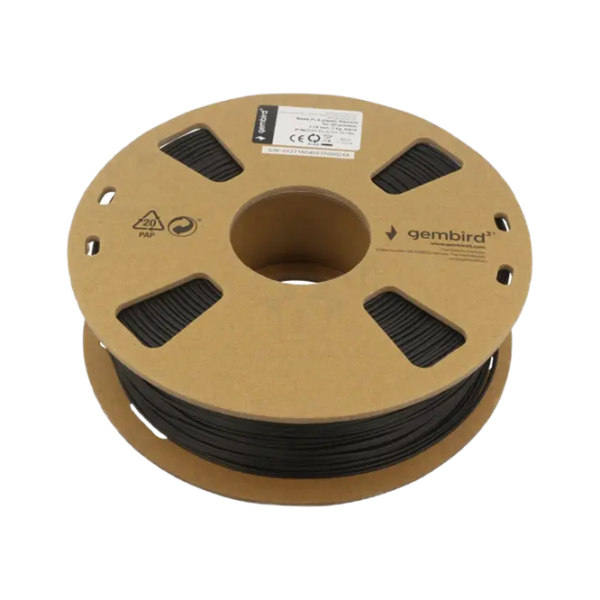 Filament Gembird 3DP-PLA-01-MTBK Black photo 2