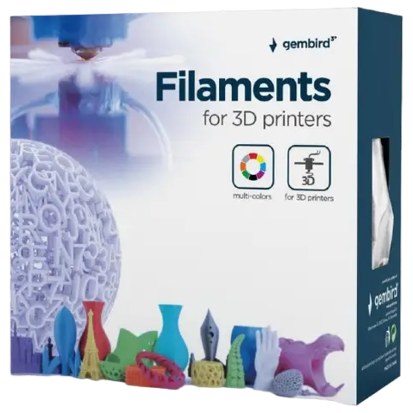 Filament Gembird 3DP-PLA1.75-01-PR Purple photo 3