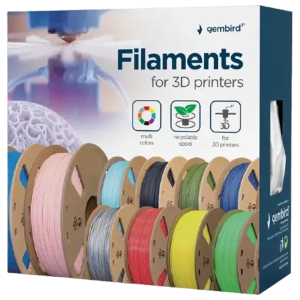 Филамент Gembird 3DP-PLA1.75-01-FY Желтый photo 3