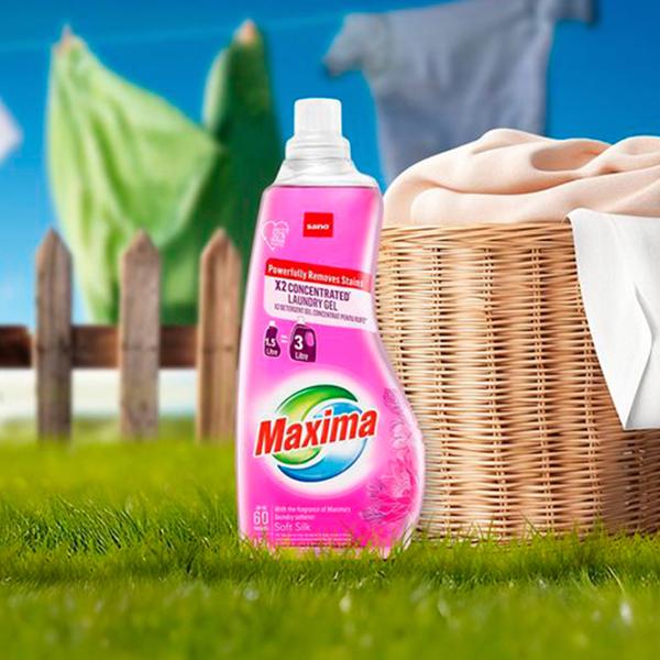 Balsam de rufe Sano Maxima Soft Silk 1.5l Număr spălări: 60 photo 2