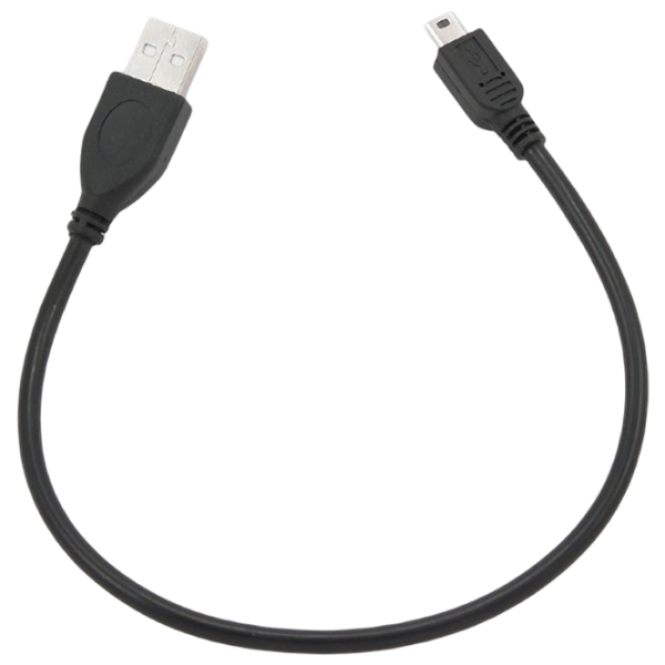 Кабель данных Gembird USB Type-A + mini USB 0.3 м / Черный photo 3 Кабель данных Gembird USB Type-A + mini USB 0.3 м / Черный photo 3