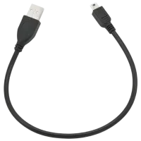 Кабель данных Gembird USB Type-A + mini USB 0.3 м / Черный photo 3