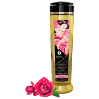 Масло для массажа Shunga Aphrodisia 0.24л/ Лепестки роз/ Желтый