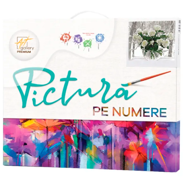 Картина по номерам Art Gallery Букет белых роз GX39990 50 x 40 см / Горизонтальная photo 5