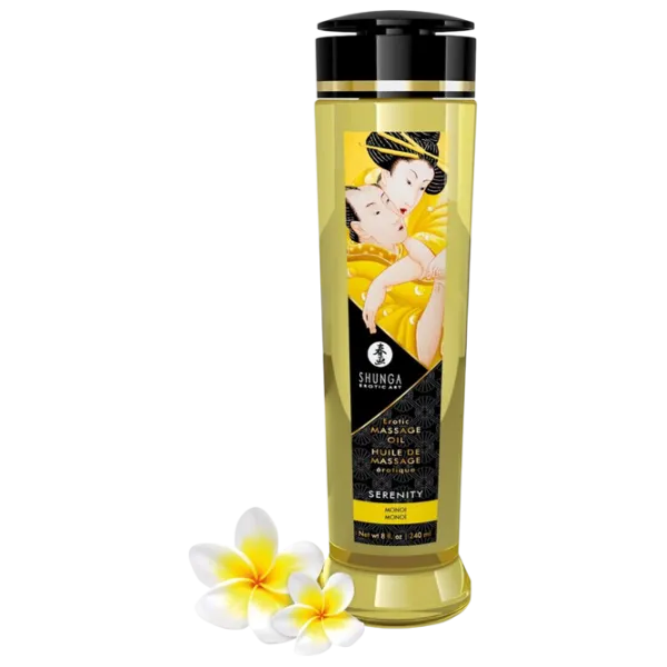 Масло для массажа Shunga Serenity 0.24л/ Монои/ Желтый photo 1 Масло для массажа Shunga Serenity 0.24л/ Монои/ Желтый photo 1