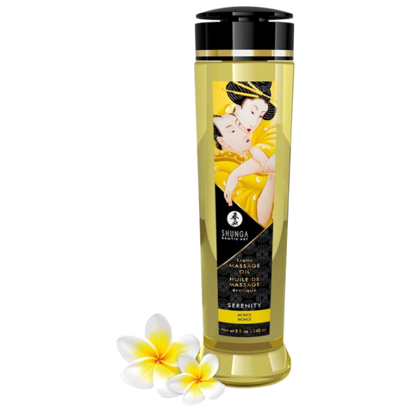 Масло для массажа Shunga Serenity 0.24л/ Монои/ Желтый photo 1 Масло для массажа Shunga Serenity 0.24л/ Монои/ Желтый photo 1