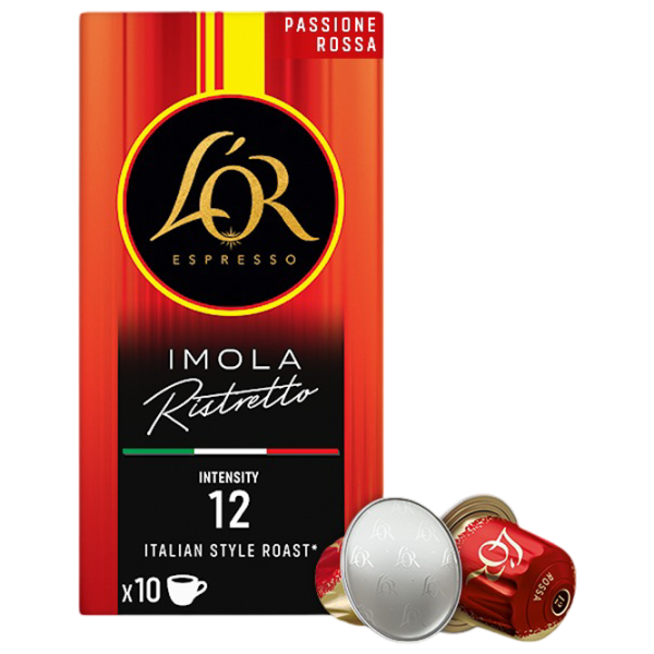 Кофе L'OR Passione Rossa Imola Ristretto Капсулы / Espresso / 10 капсул photo 1