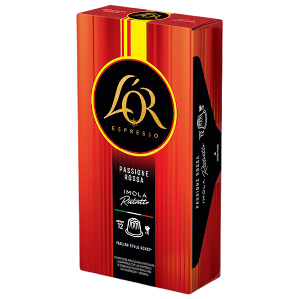 Кофе L'OR Passione Rossa Imola Ristretto Капсулы / Espresso / 10 капсул photo 2